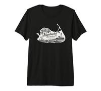 Recordatorio de Recuerdo de Nantucket Massachusetts MA para niña y Mujer Camiseta Premium