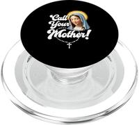 Recordatorio de Rosario de la Virgen María con Llamada Eres una Madre PopSockets PopGrip para MagSafe