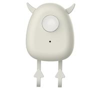 Recordatorio de transmisión de Voz de Salida, Sensor de Movimiento electrónico Inteligente con Bloqueo de Agua con recordatorio preciso Inducción infrarroja del Cuerpo para Alerta (Blanca)