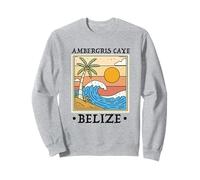 Recordatorio de Vacaciones en Belice Recuerdo de Ambergris Caye Belice Sudadera