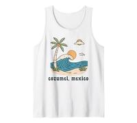 Recordatorio de Viaje de Vacaciones de Cozumel México para Hombres y Mujeres Camiseta sin Mangas