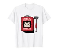 Recordatorio Divertido de Cristal de ruptura en Caso de infelicidad Camiseta