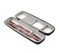 Recorder Storage Box, Wooden Flute Storage Box, Curling Iron Storage Bag, Blow Drying Travel Storage Box, Music Instrument Storage Pouch with Zipper, Hard Box for High Pitched Wooden Flute