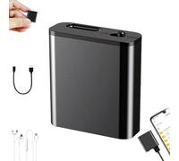 Recordix Magnetic Voice Recorder, Mini Magnetic Voice Recorder with Playback, Free Adsorption, One-Click Operation, Autosave, Fast Speech-to-Text, for Lectures Meetings Interview (64GB)