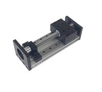 Recorrido de la plataforma deslizante SXG80: 50-800 mm; Husillo de bolas SFU1204, SFU1605, SFU1610; Guía de riel MGR12; Mesa de movimiento(Silver,Effective Stroke 200)