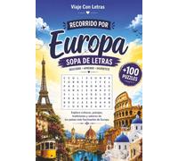 Recorrido por Europa: Sopa de Letras En Español: Libro de Actividades para Adultos