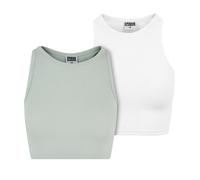 Recortada Pana Top Urbanclassics Mujeres 2-Pack sin Vientre Básico Estiramiento
