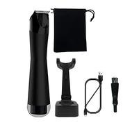 Recortador de bolas eléctrico íntimo para hombres, impermeable, huevos húmedos/secos y testículo para peluquería corporal con LED L eléctrico íntimo para mujeres