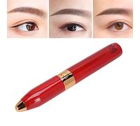 Recortador de cejas eléctrico, depilador de cejas USB, sin dolor, portátil y de precisión, depilador de cejas para la cara, labios, nariz, depilación para hombres y mujeres (rojo)