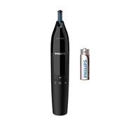 Philips Nt1650/16 Cortapelo Nasal - Orejas Impermeable Negro Pila AA