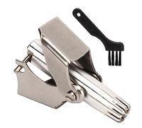 Recortador de Vello de Nariz para Hombres, Removedor Manual de Vello de Nariz de Acero Inoxidable,Cortador de Vello de Nariz de 12 Cuchillas, Recortador de Vello de Nariz Unisex