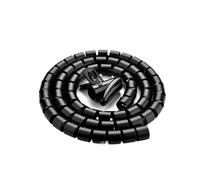 Recortador de Vello Nasal, 1 Funda organizadora de Cables Negra, Protector de Cables, Tubo de Almacenamiento de Cables en Espiral Flexible.(28mm ID 3 Meter)