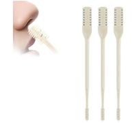 Recortador de vello nasal de doble cara para mujeres y hombres - Recortador de vello nasal manual con rotación de 360