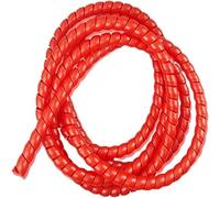 Recortador de Vello Nasal, Manguito Protector de Cable for tubería de 2 Metros (8 mm, 10 mm, 12 mm, 14 mm y 16 mm), ignífugo, for enrollar Cables.(Red,14mm Inside Diameter)