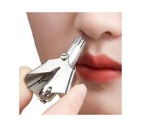 Recortador de vello nasal para hombres y mujeres, silencioso, lavable y manual.