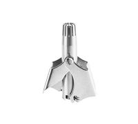 Recortador de vello nasal portátil de acero inoxidable para hombres y mujeres, manual y lavable, para orejas y