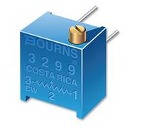 Recortador resistencias - A través de orificio 5 kohms Standoffs Horizontal Ajustar, 1 pack, 1