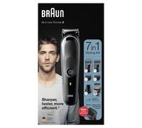 Cortapelo Braun Mgk5345 4 Cabezales Regulable Recargable para Cabello y Barba + Gillette
