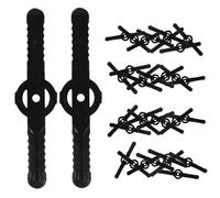 Recortadora Cuchillo Accesorio para Cabezales de Recortador - 100 Uds Accesorios Muy Resistentes,Cortadora de Césped Accesorios - para Jardín Terraza Exterior Patio Patio Jardín Parque