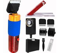 Recortadora de alfombras con guía de Corte, cortadora eléctrica de Velocidad Ajustable para alfombras, Tijeras eléctricas para tallar alfombras Hechas a Mano (con Base de Soporte y 2 Cuchillas)