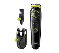 RECORTADORA DE BARBA BRAUN BT3221/EU 20 AJUSTES CORTE 0,5 - 10mm RECARGABLE NEGRO BT3221/EU