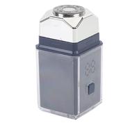 Recortadora de Barba Compacta, Recortadora de Barba Eléctrica de Viaje Portátil para Hombres, Cortapelos de Nariz y Barba Eléctrica Silenciosa, Resistente Al Agua IPX7, para (BLUE)