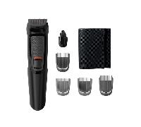 RECORTADORA DE BARBA PHILIPS MG3710/15 6 EN 1 4 PEINES GUIA BATERIA 60min COLOR NEGRO