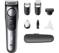 Braun BeardTrimmer 9 BT9520 depiladora para la barba Batería 52 2 cm Mojado y seco Negro, Gris