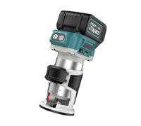 Recortadora de bordes sin escobillas con batería de 21 V sin escobillas para carpintería y tallado, máquina de grabado multifuncional