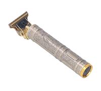 Recortadora de Cabello, Peines Guía de Repuesto, Cuerpo de Metal, Profesional, Portátil, Eléctrica, Lavable, Carga USB, Cuchilla en T, Recortadora de Cabello para Aseo (Patrón de Buda)