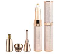 Recortadora de cejas y nariz, afeitadora eléctrica sin dolor USB, afeitadora eléctrica multifunción 4 en 1 para mujer, ideal para eliminar el vello expuesto, axilas, brazos y piernas.