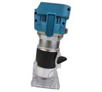 Recortadora de enrutadores alimentados por batería de 18 V, sin escobillas, 1 mano, ajustable, 6 ajustes de velocidad, tamaños de pinza de 1/4 pulgadas, 6 mm, 8 mm, 700 W, viene con 12 puntas no