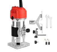 Recortadora de Madera Herramienta de enrutador Enrutador de Palma Compacto Recortadora de fresado de Laminado eléctrico Máquina ranuradora de Madera de Mano de 800 W para ranurar, Recortar, tallar co