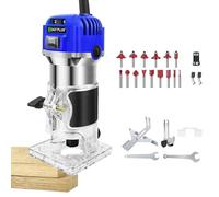 Recortadora de Madera Laminadora, Herramienta para ensamblar, Recortadora eléctrica de mano, Herramienta para madera con base recortadora, Recortadora de mano para bricolaje en madera