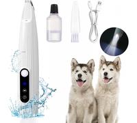 Recortadora de patas para perros, recortadora con luz LED para un recorte de precisión, afeitadora eléctrica para mascotas para gatos pequeñ