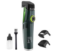 Recortadora de pelo al vacío con pantalla LED para hombre, 20 longitudes ajustables, aseo, recargable, USB, impermeable, profesional