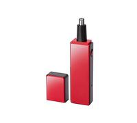 Recortadora de pelo de nariz, afeitadora multifunción recargable eléctrica for hombres, cortadora de pelo de nariz for mujeres, recortadora de pelo, patillas (Color : Rosso)
