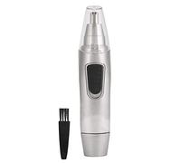 Recortadora de pelo multifunción portátil, recortadora de barba eléctrica ligera, pelo de la oreja de uso diario para recortar la barba de la nariz Silver