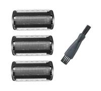 Recortadora de repuesto for cabezal de afeitadora de 3 piezas, compatible con Philips, compatible con Bodygroom, serie BG 2024-2040 S11 YSS2 YSS3 con cepillo
