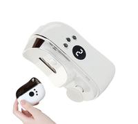 Recortadora de uñas eléctrica para personas mayores, lima de uñas de los pies con luz LED, lima de uñas portátil, para mujeres, hombres, profesionales ocupados, oficina en casa, viajes, dormitorio