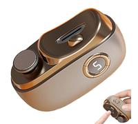 Recortadora de uñas eléctrica, recargable por USB, silenciosa de 3 velocidades con luz LED y almacenamiento de restos para ancianos, adultos mayores y bebés