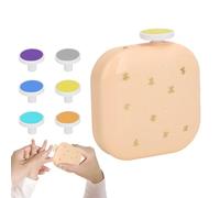 Recortadora de uñas para bebé, lima eléctrica USB para niños pequeños, herramienta de precisión de dos velocidades con 6 almohadillas de molienda para manicura, uñas de todas las edades, adultos