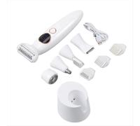 Recortadora de vello corporal profesional 5 en 1, resistente al agua, para axilas