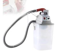 Recortadora eléctrica de hilo de tela, máquina automática de corte de un solo cabezal, 28000 RPM con cubo de almacenamiento de 30 L para fábricas de prendas de vestir