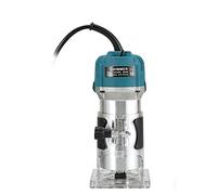 Recortadora eléctrica for carpintería, fresadora de madera de 6,35mm, recortadora manual eléctrica, enrutador laminador de madera, fresadora de madera(800W)
