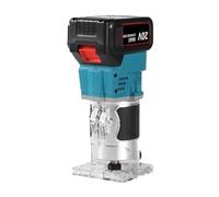 Recortadora Eléctrica Inalámbrica De 18V, Manual Madera, Grabado Con Ranuras, Máquina Tallado, Enrutador For Batería Potente Potencia(2 battery)