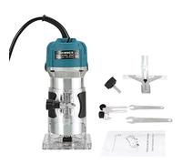 Recortadora Eléctrica para Carpintería DIY, Fresadora De Madera, Máquina Cortadora De Ranuras De Grabado, Máquina De Tallado, Enrutador De Madera, Triangulación De Envíos