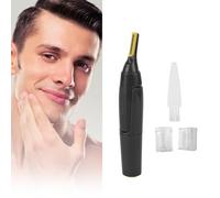 Recortadora Eléctrica para Hombres, Recortadora de Vello Facial Cabezal de Corte Lavable Desmontable Cuchillas Dobles Máquina de Depilación de bajo Ruido para Nariz, Orejas Y Cejas