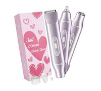 Recortadora eléctrica recargable para cejas, orejas, nariz y zonas privadas, recortadoras de cuerpo suave, juego de aseo individual