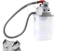 Recortadora eléctrica sin escobillas con cubo de almacenamiento de 30 L, máquina de corte de hilos de tela, velocidad máxima de 28000 r/min, ideal para fábricas de ropa y grandes almacenes